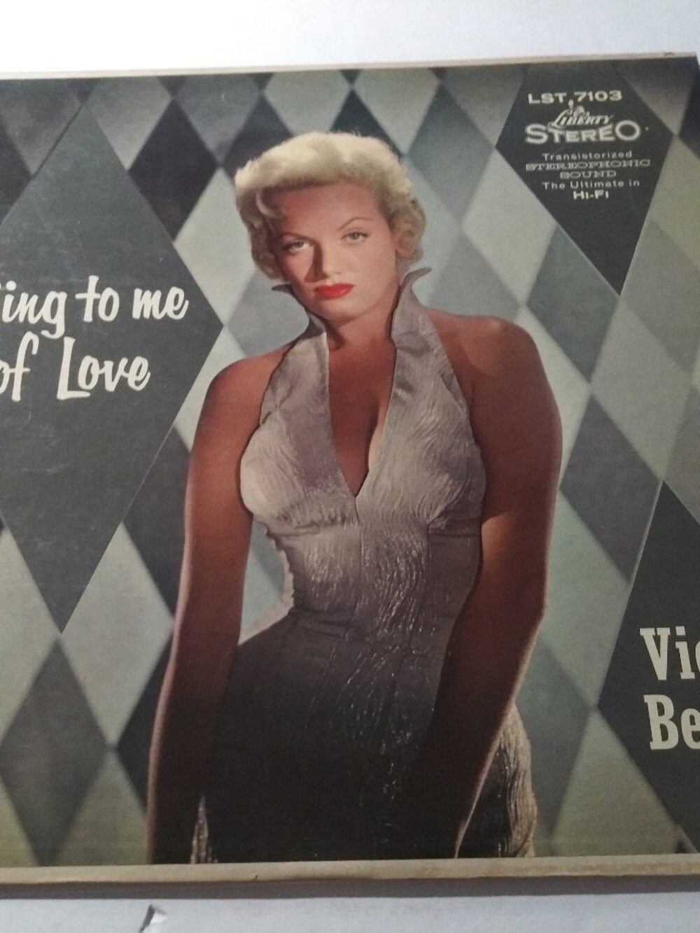 Vicki Benêt – Sing To Me Of Love VG- 2nd Stereo Liberty LST-7103 LP Record 1959